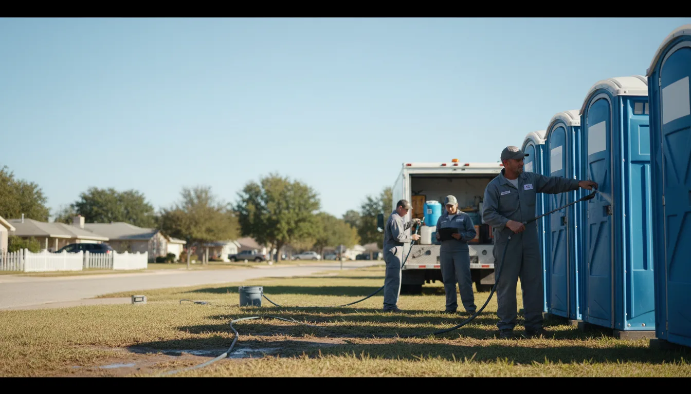 Long-Term Portable Toilet Rental in Forreston, IL near me